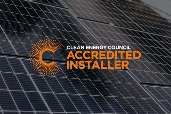 Clean Energy Council accredited installer logo, NSW