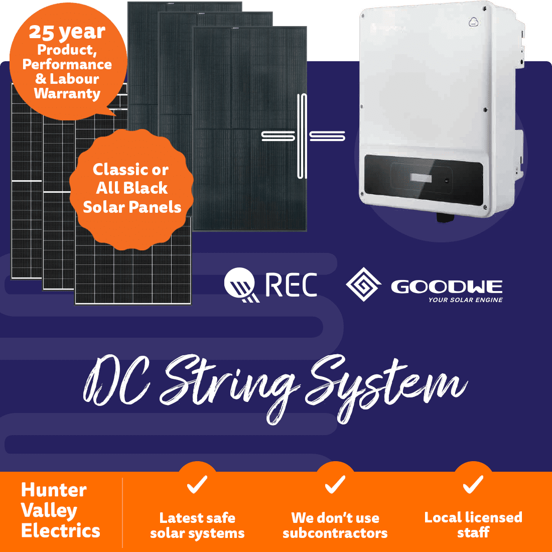 DC String System Goodwe Packages - Solar Panels