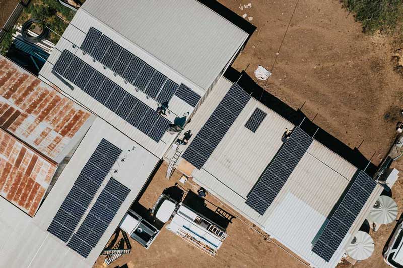 Commercial solar solutions - ground solar and maintenance