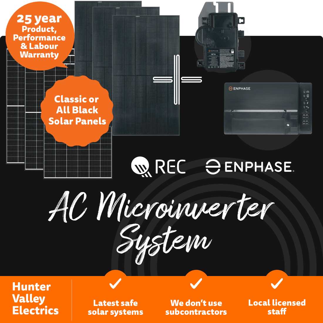 AC Microinverter Enphase Solar System REC Packages in New South Wales